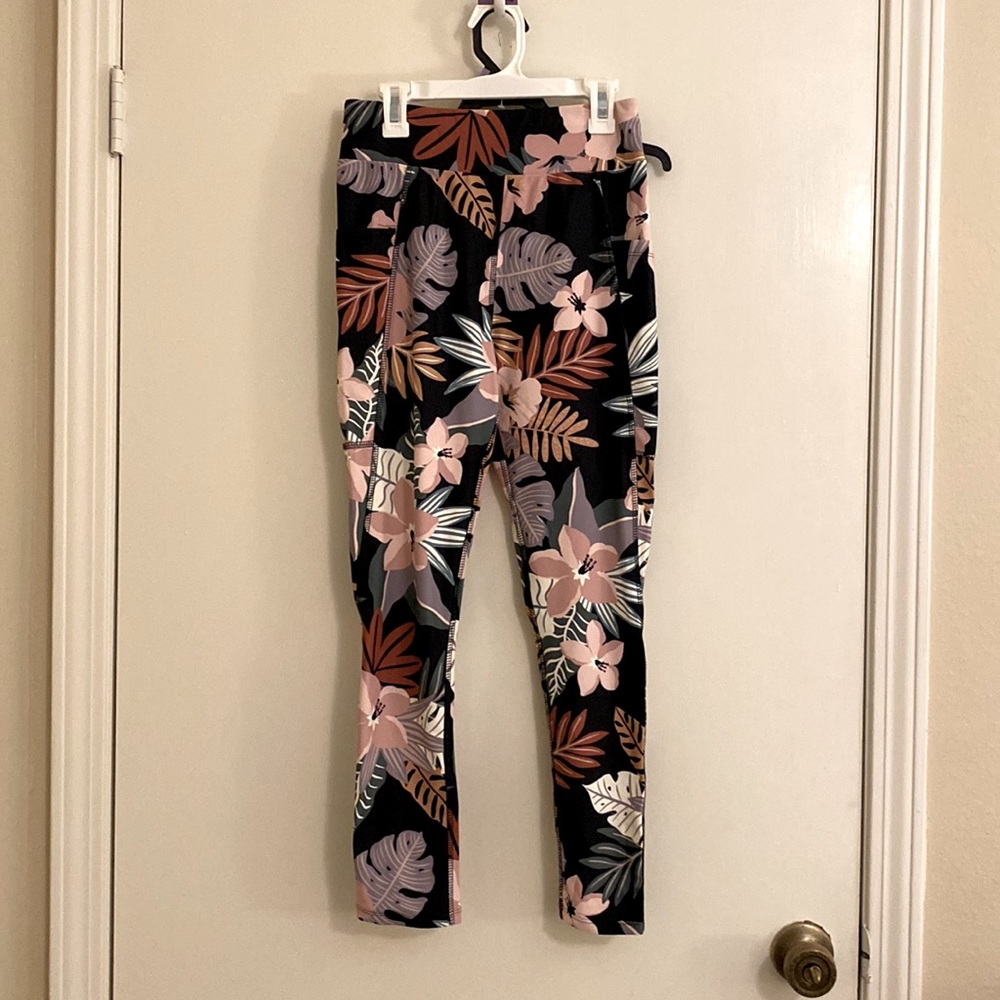 Floral leggings